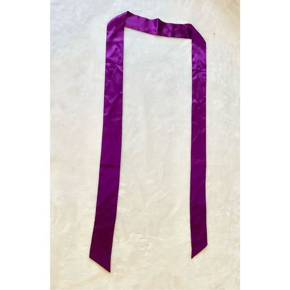Bright purple sash - scarf or belt - Picture 1 of 2